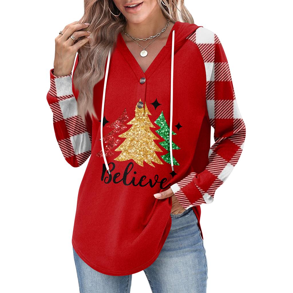 Женская мода, женский легкий пуловер с длинными рукавами и карманами, толстовка с капюшоном в стиле консервативного стиля