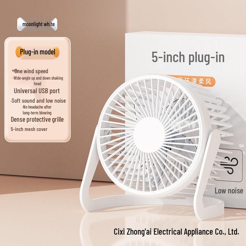 Portable USB Mini Desktop Fan for Office and Dorm