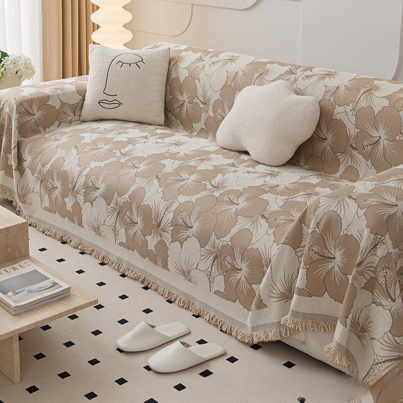 

Ткань для чехла на диван Ins, чехол для диванной подушки, полотенце, против царапин, универсальный чехол для четырех сезонов, универсальный нескользящий чехол, одеяло 180*130