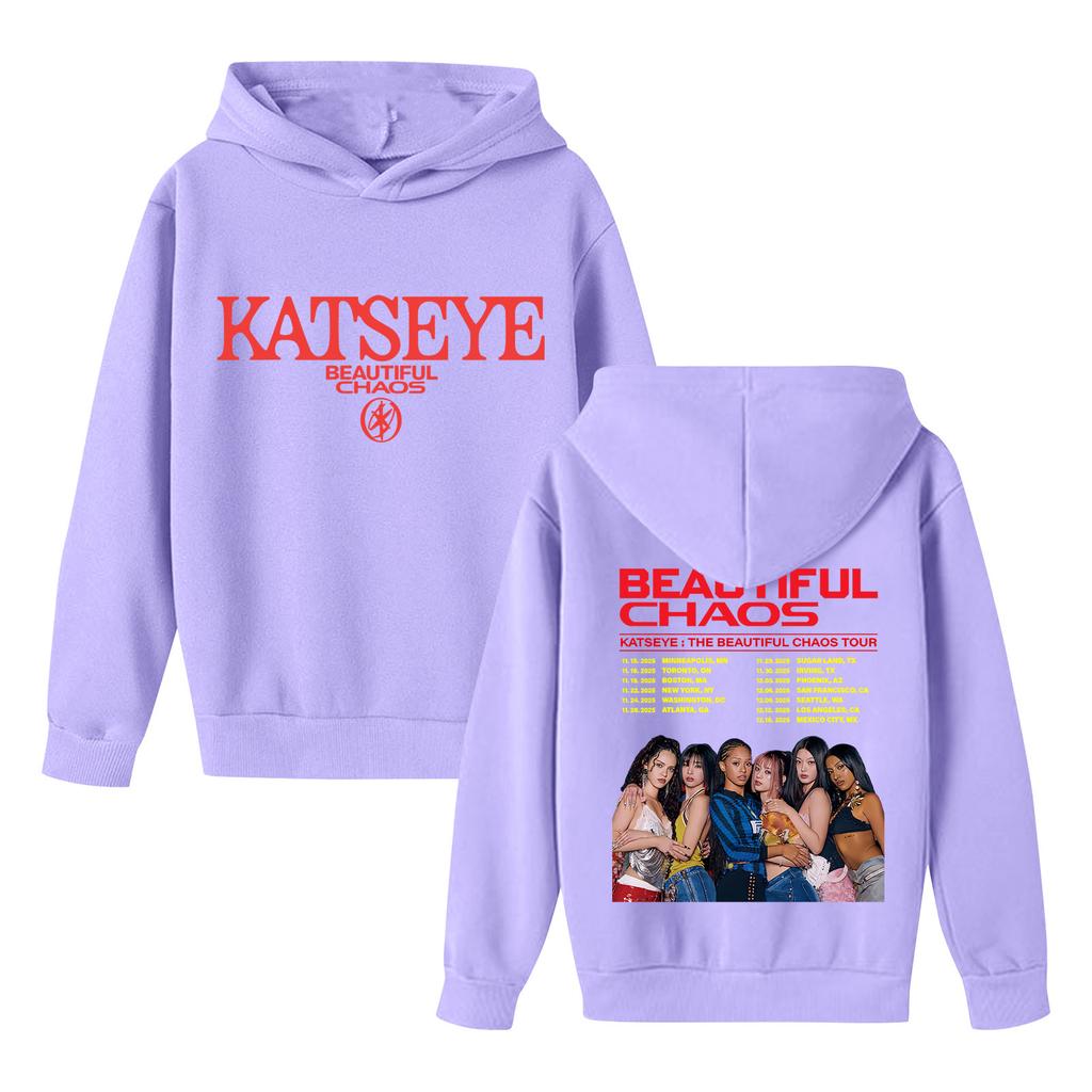 Kinder Langarm Lockerer Pullover Buchstabenaufdruck Kordelzug Kapuzen-Sweatshirt