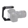 Hakeeta Camera Stabilizer Handle Bracket Screw Handheld for DSLR and Digital Black U-Grip Anti-Shake 1/4" Camcorders,