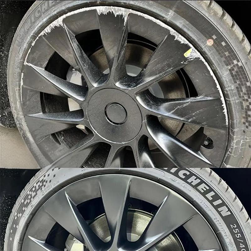 Car Wheel Hub Scratch Refurbishment Paste, Tire Rim Scratch Paint Repair Paste - Aluminum and Steel Rings Dent Restore Care