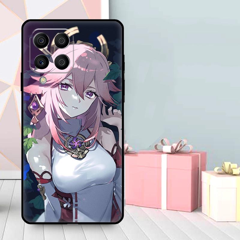 Yae Miko Genshin Impact Case For Samsung Galaxy M06 M11 M31 M14 M34 M54 M12 M32 M52 M15 M13 M16 M36 M56 M53 M35 M55