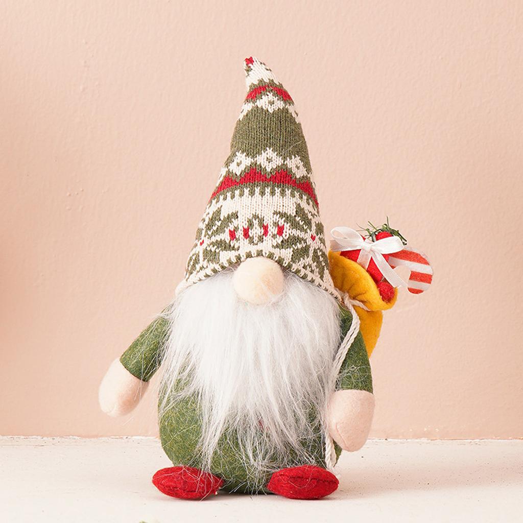 Christmas Gnomes Plush Decors,Handmade Swedish Tomte Gnomes Nisse Scandinavian Ornament Elf Dwarf for Home Decorations