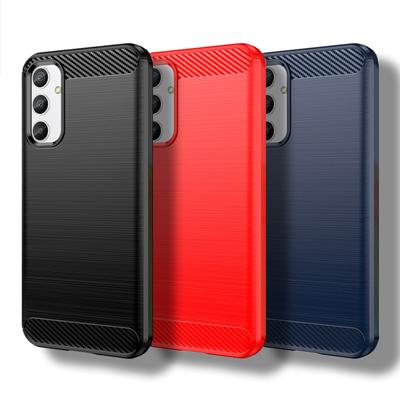 For Samsung Galaxy A34 Case For Samsung Galaxy A34 5G Cover 6.6 Inch Carbon Fiber Shockproof Silicone Bumper For Galaxy A34