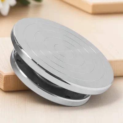 Aluminum Alloy Clay Turntable Stable Smooth Rotating Base 360 Degree Swivel Pottery Sculpture Cake Decorating Workbench