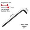 S2 Extended Ball Head Hex Key Wrench, High Strength Hardened 5mm/4mm Hexagonal Tool