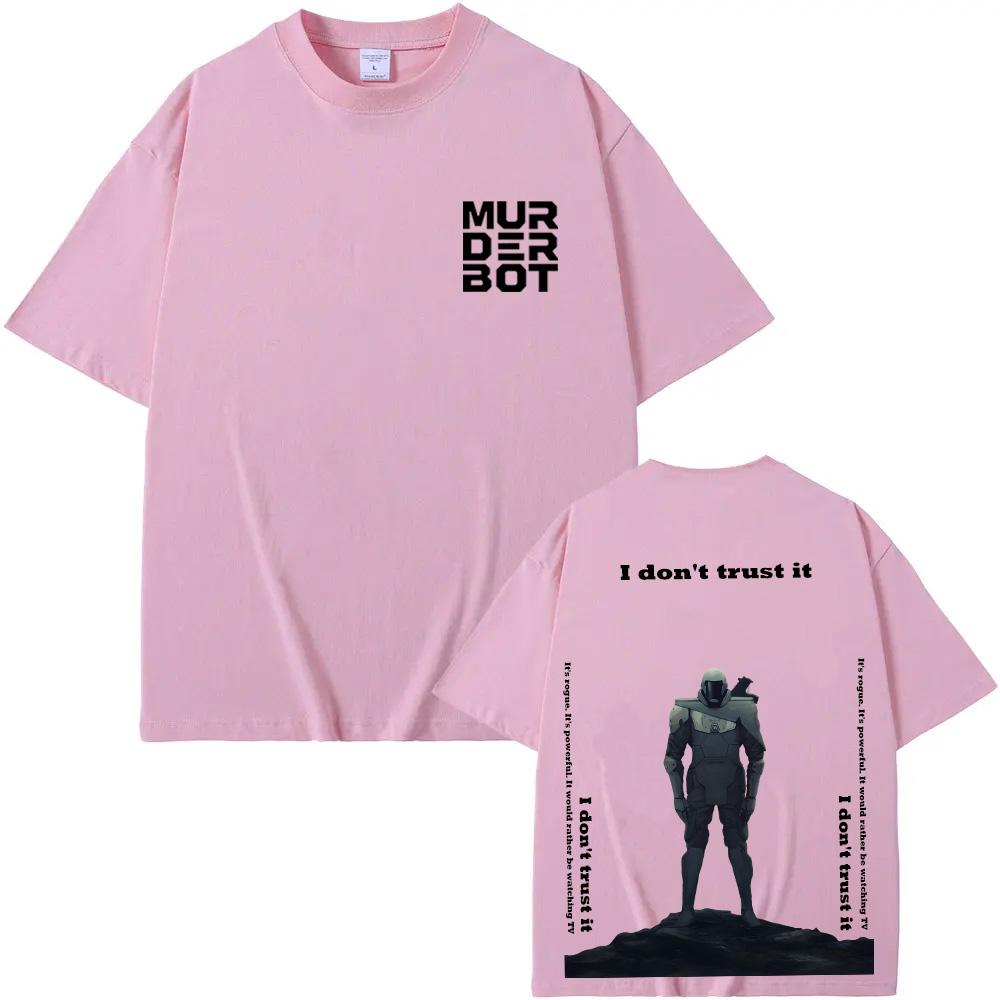 Murderbot 2025 Graphic Printing T-shirts Summer Men/Women's Tshirts 100%Cotton High Quality Tees Comfortable Tops