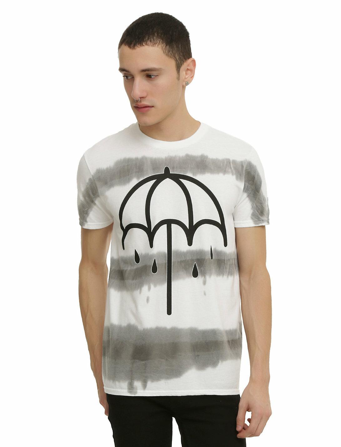 Bring Me The Horizon Mens Umbrella Tie Dye T-Shirt New M, 2XL