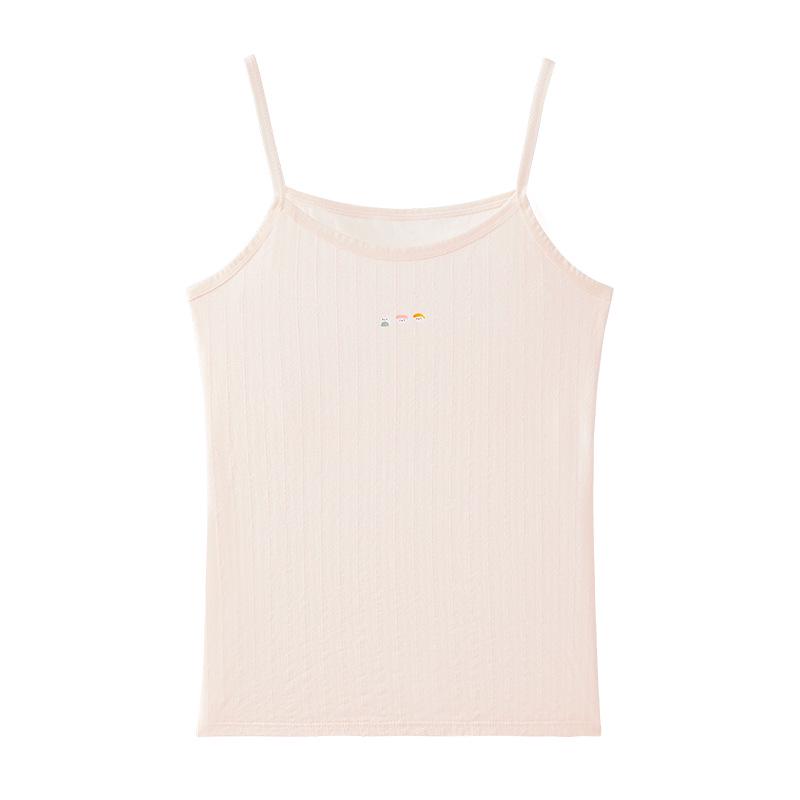 Breathable Comfort Camisole Vest for Elementary Girls (7-12) – Anti-Protrusion Thin Style
