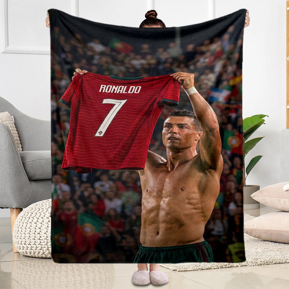 Cristiano Ronaldo 117 Blanket Ultra-Soft Suitable for Bedding Office Chair Bed All-Season Use Modern Style Best Holiday Gift for Friends Family