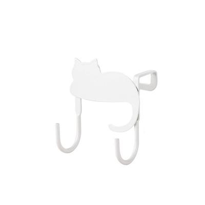 Cat Key Holder Wrought Iron Door Hanger Cute Cabinet Hanger  Bathroom