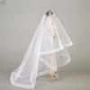 Doll Wedding Veil Headwear Round Long Lace Veil Fashion Doll Veil Headdress  For Girl Gift