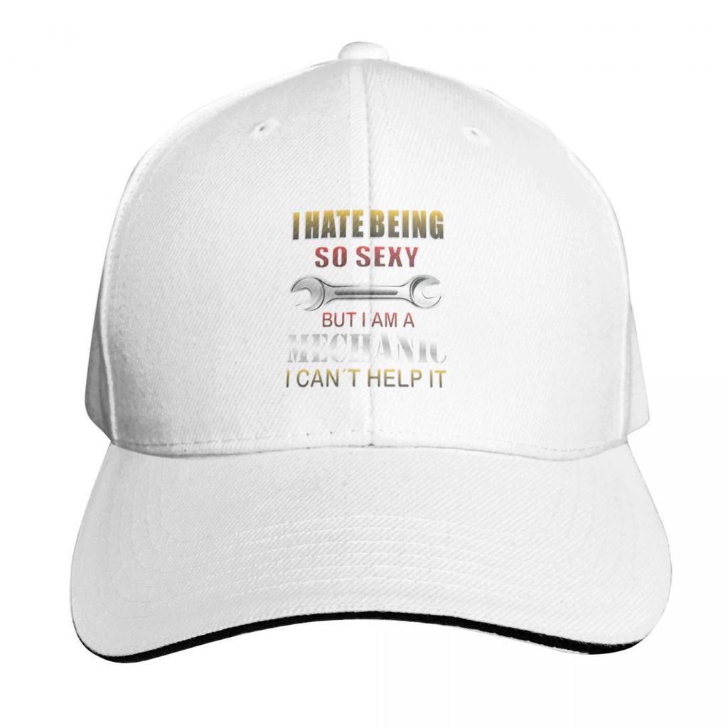I Hate Being So Sexy But Im a Mechanic I Cant Help It Baseball Cap Snap Back Hat Thermal Visor Unisexs Hats Womens