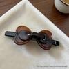 High-End Versatile Girly Bow Acetate Hair Clip for Half-Up Hairstyles