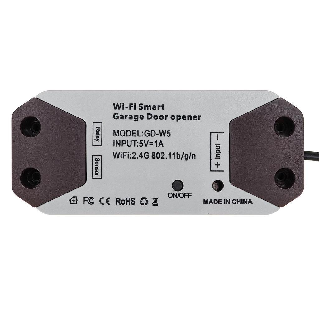 WiFi Smart Garage Door Switch with Wireless Remote Control and Google Voice Compatibility