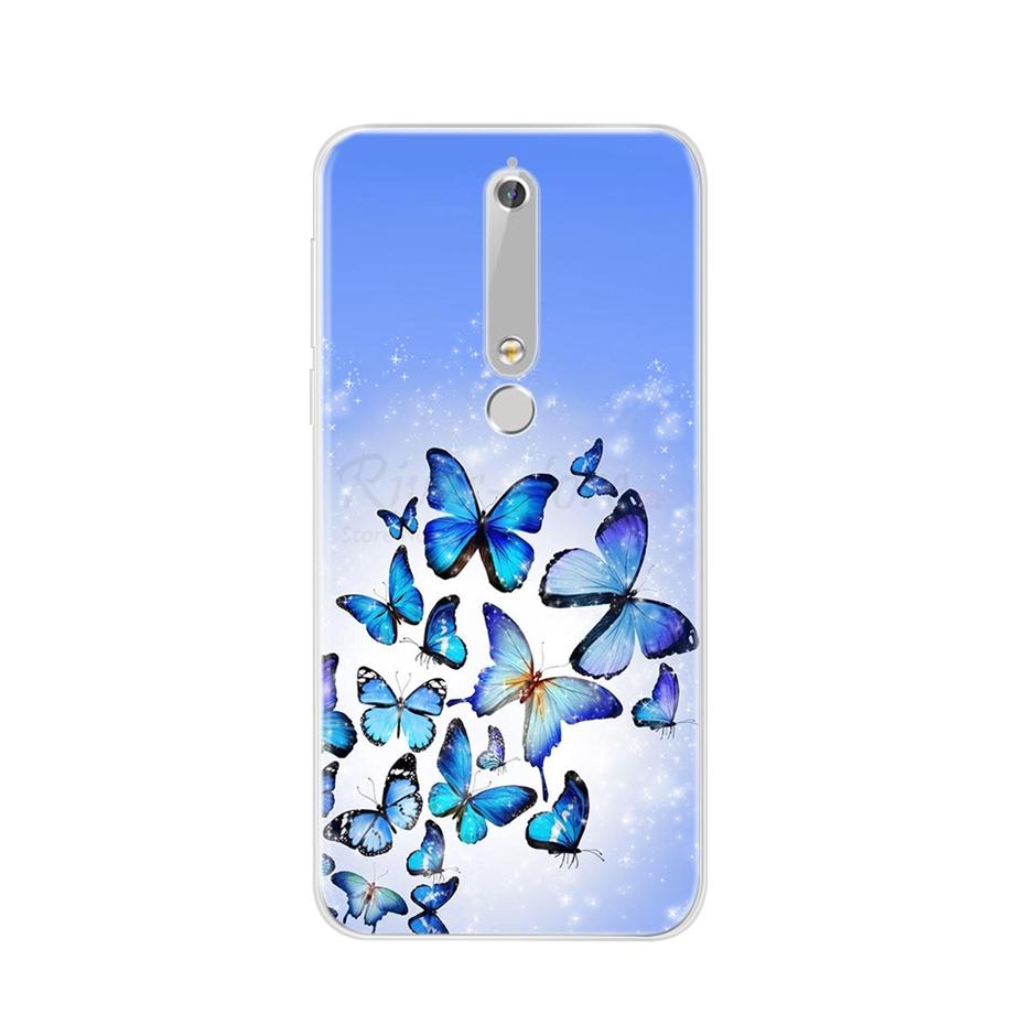 For Nokia 6.1 Nokia6.1 Phone Case Soft TPU Silicone Case For Nokia 6.1 2018 / For Nokia 6 2018 TA-1068 TA-1043 Case Back Cover