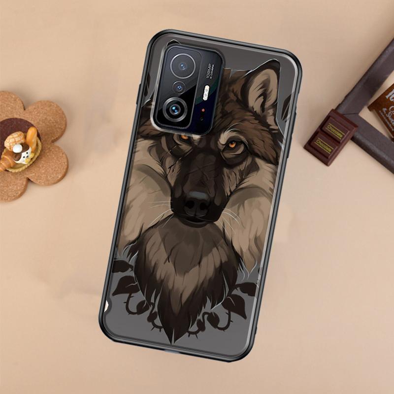 Wolf Art Case For Xiaomi 13 14 Ultra 11T 12T 13T 14T Pro POCO X7 Pro X3 X5 X6 F3 F5 F6 M6 Pro Cover