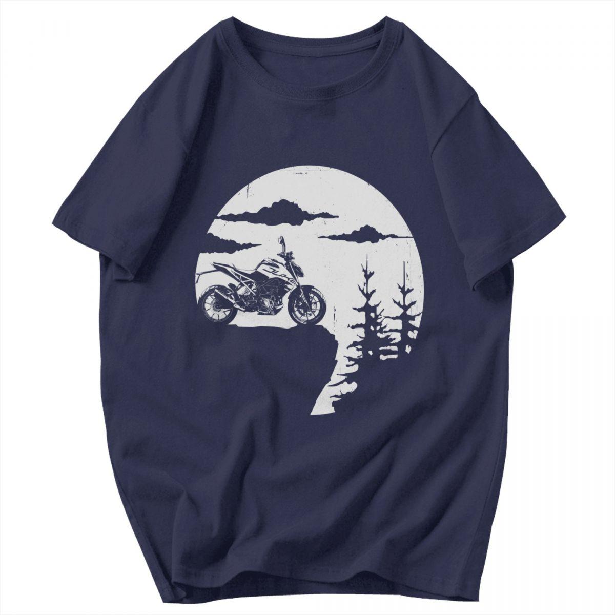 

Men T Shirt Motocross Bike Vintage Dirtbike Unique Y2K Graphic Tees Unisex Clothes T Shirts 4XL