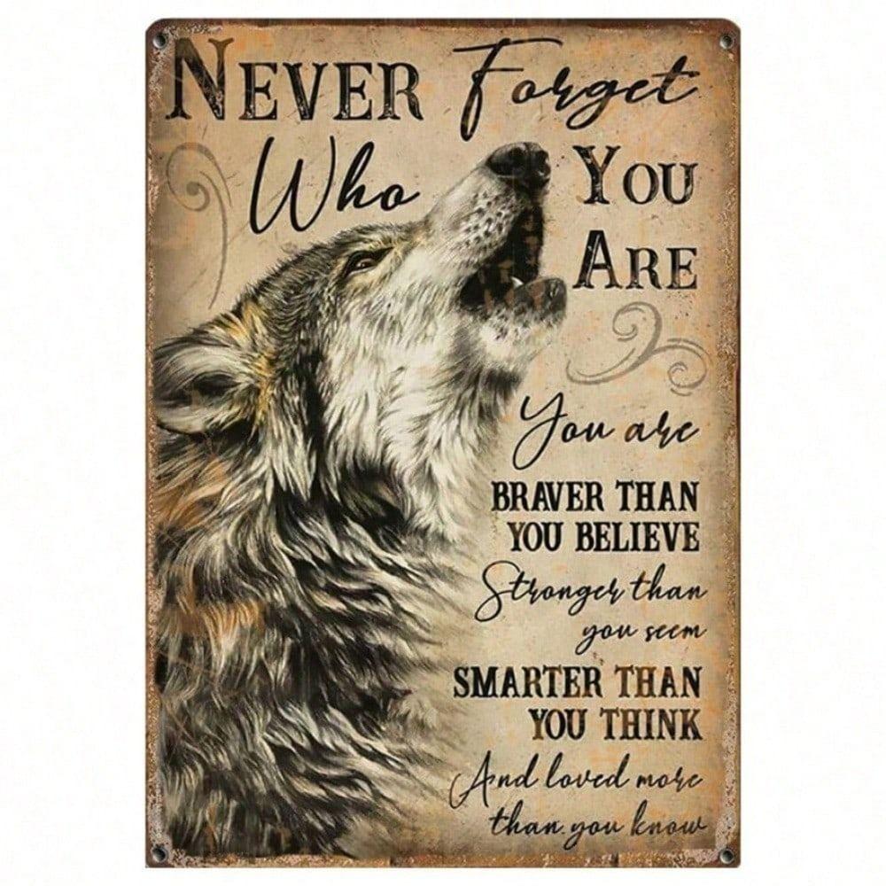 Vintage Metal Tin Sign 20x30cm Wall Art Home Decor Retro Plaque