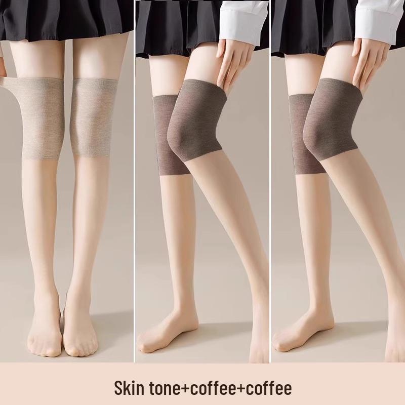 Women's Thin Over-Knee Anti-Slip Knee Pads - Warm, Anti-Snag Stockings for Summer or Air-Conditioned Rooms