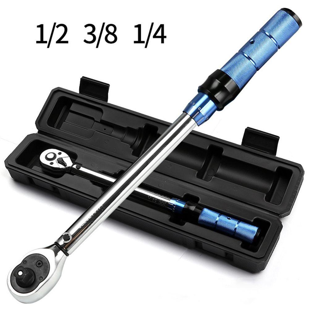 Professional Spanner 1/4 3/8 Inch Square Drive Car Repair Tools Durable Torque Key Wrench