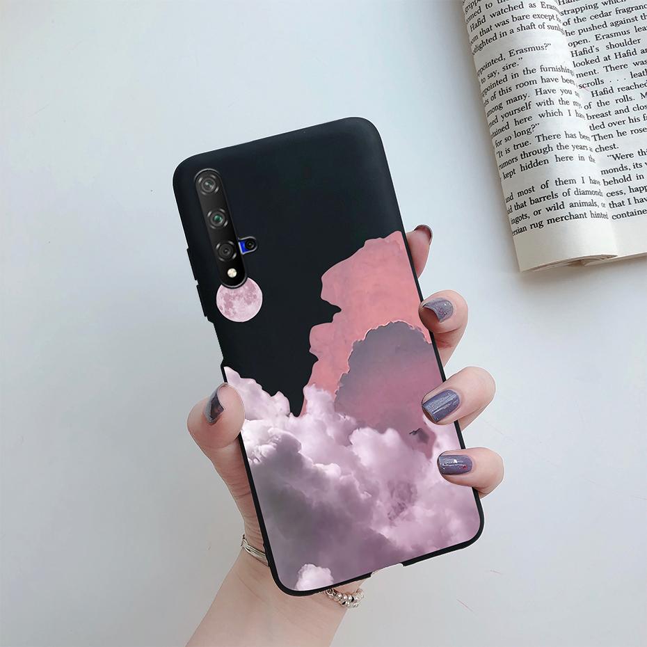 For Honor 20 Case For Honor 20 Pro YAL-AL10 Cover Cute Cat Cartoon Painted Phone Case For Honor20 20Pro YAL-L21 Soft Bumper Capa