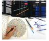 72-Piece Water-soluble & Metallic Colored Pencil Art Set for Kids
