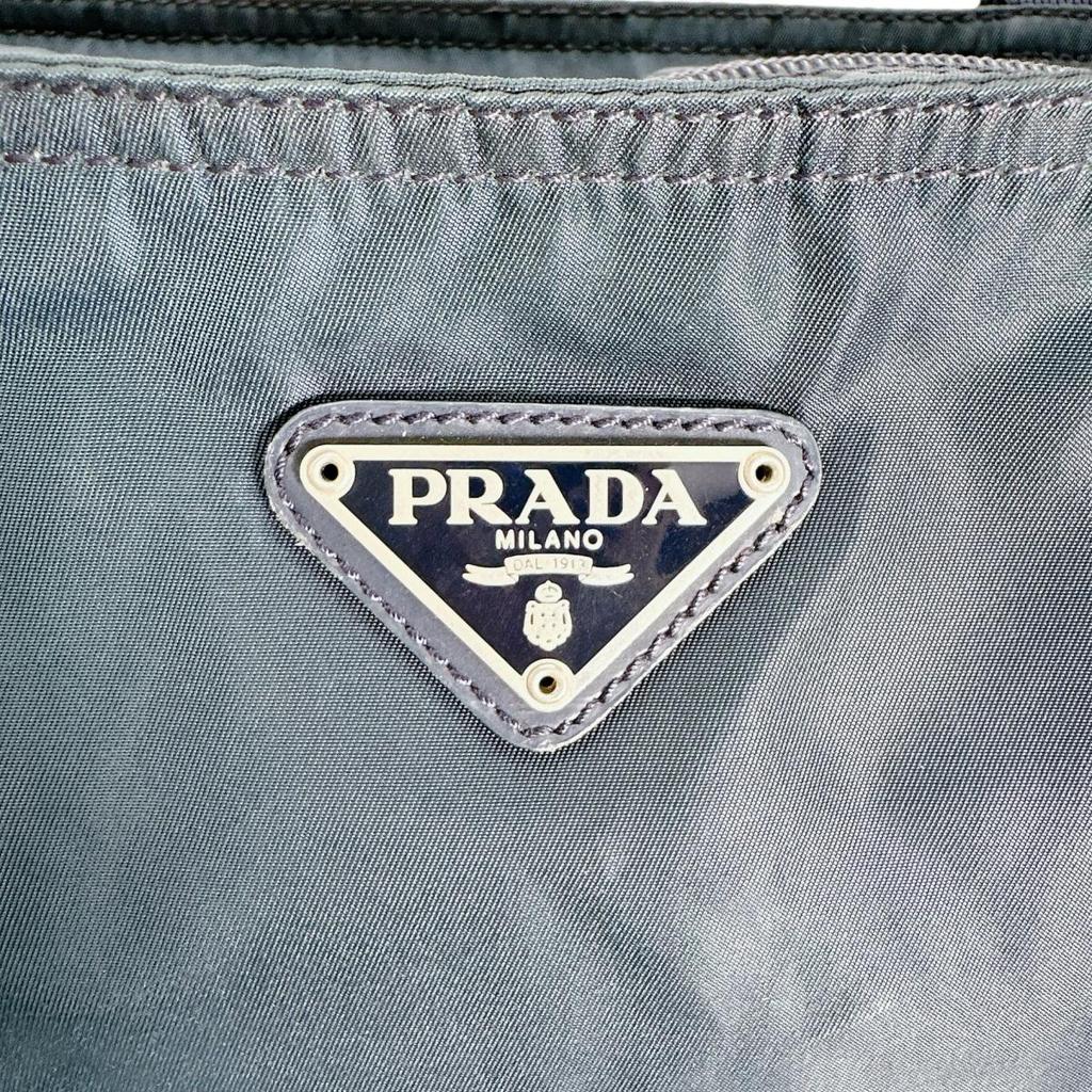 PRADA Commuting to school Large enough to fit A4 size paper Tote Bag Nylon Women Used