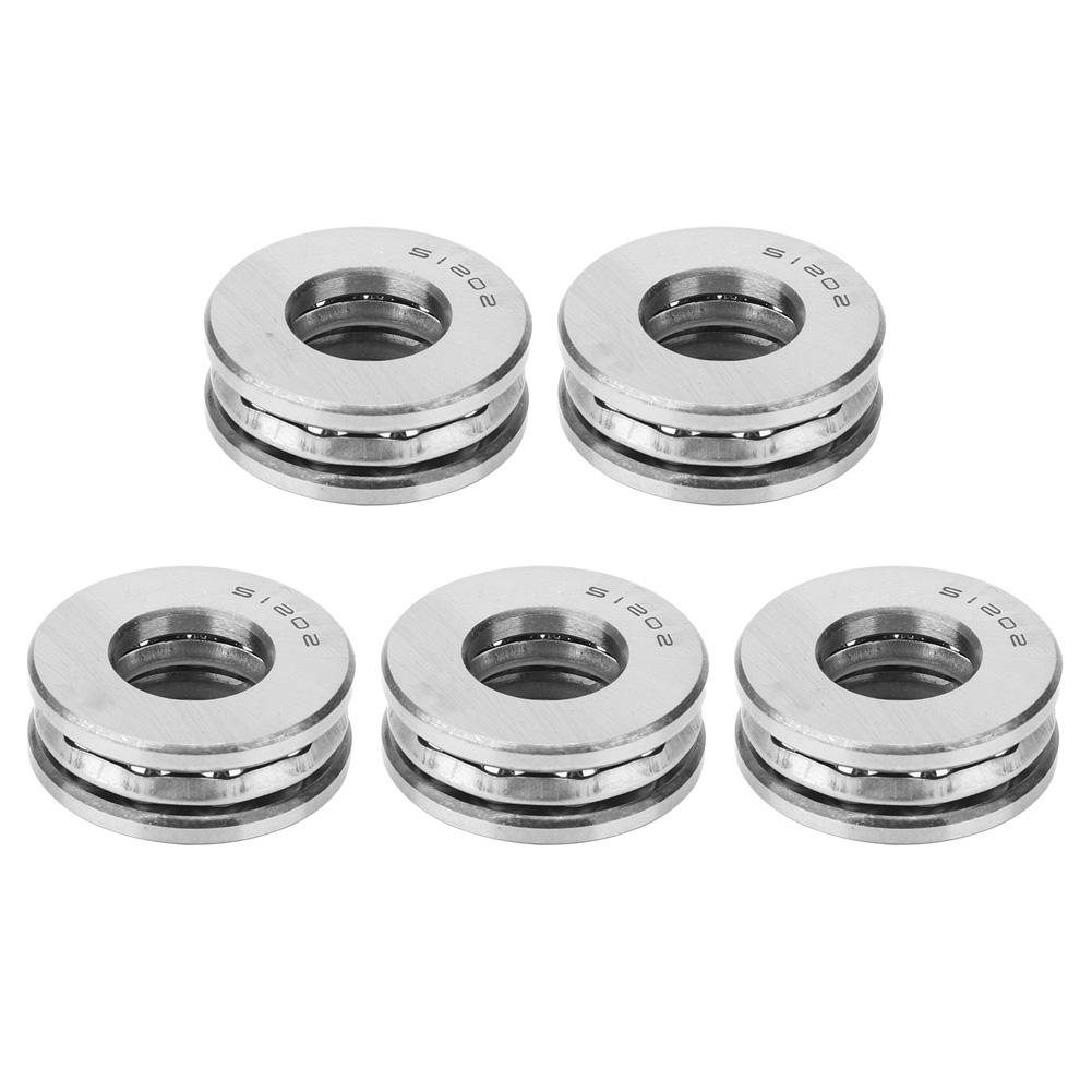 Sonoff 2 Unisex 5Pcs 51202 Plane Axial Ball Thrust Pressure Bearing Low Noise Single Column Industrial Accessory