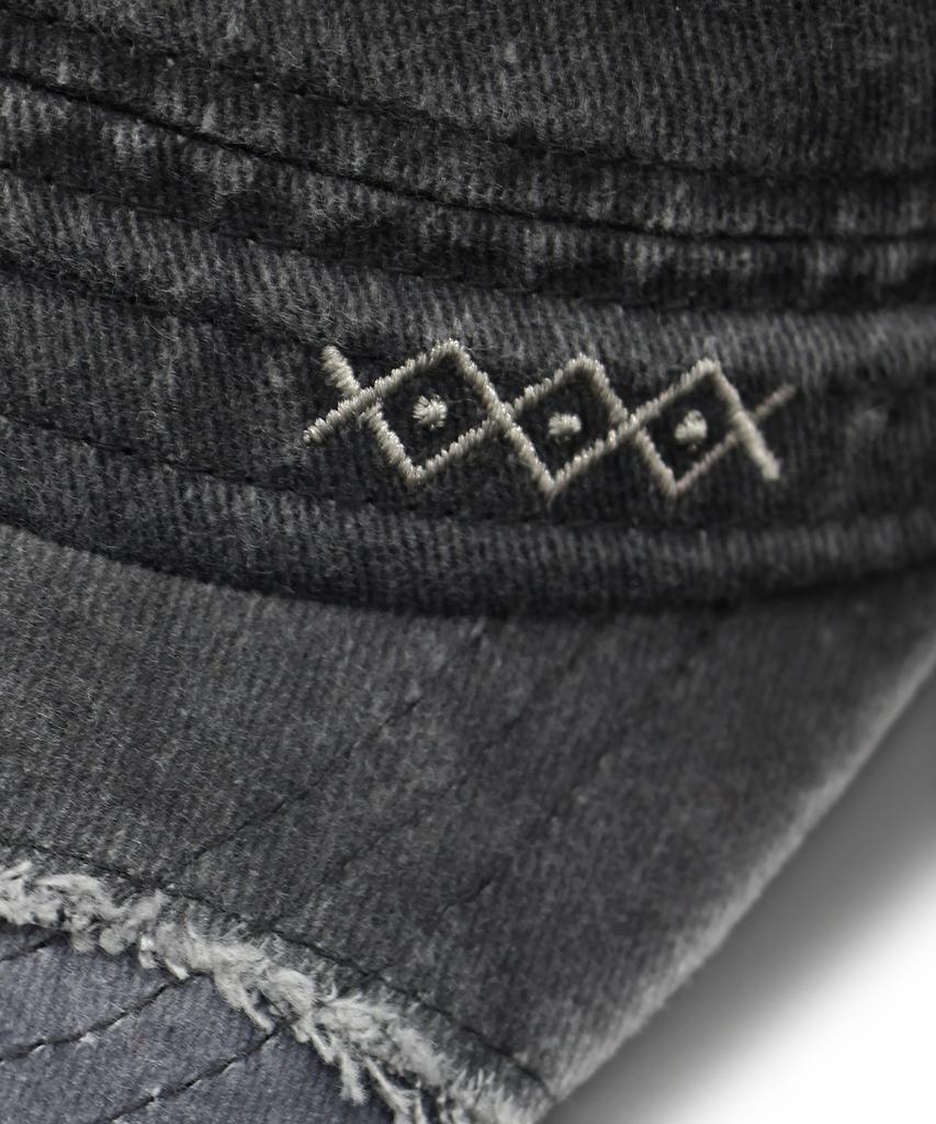 MAINBOOTH Patchwork Military Cap(Charcoal)