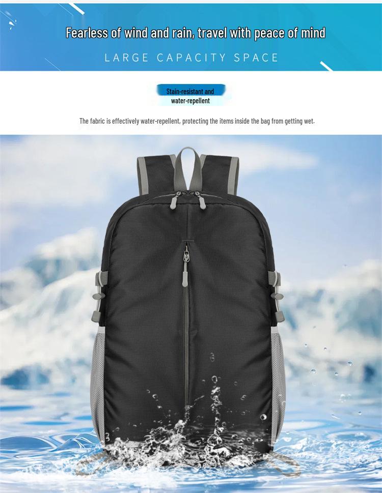 2025 Outdoor Travel Waterproof Folding Backpack