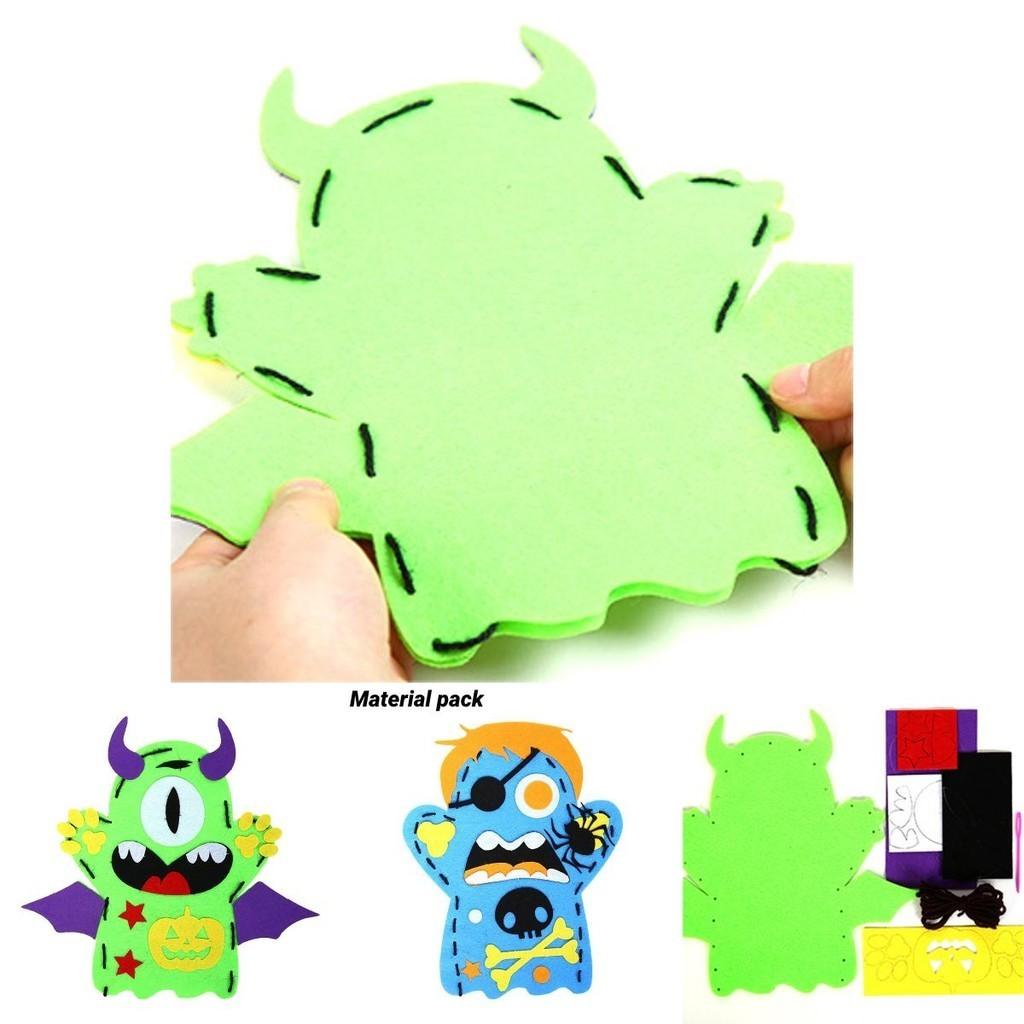 Halloween Puppengeschenk für Kinder Handgemachtes DIY Materialpaket für Kindergarten Verkleidungsrequisiten
