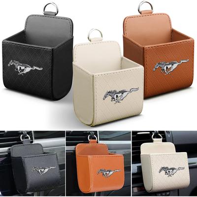 1 ks Úložný box do výdechu klimatizace do auta Organizér na telefon a brýle Autodoplňky Pro Mustang F10 Zapatillas Miniatura Gt Shelby 2005 2015 Žena 2012 Kuga