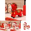 Year Of The Horse Plush Toy With Pp Cotton Fill For Lunar New Year Gift Collection