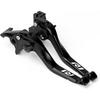 Manetes Curtas de Freio e Embreagem para Motocicleta Compatíveis com Yamaha YZF R1 2009-2014 | Manetes Dianteiras Mais Curtas Punhos Acessórios YZFR1 YZF-R1 (Preto)