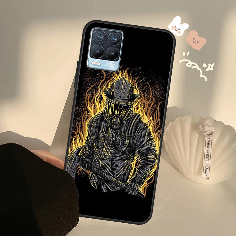 

Firefighter Heroes Fireman Case For Realme C55 C63 C61 C51 C53 C25 C65 C67 C71 C75 11 12 13 14 Pro Plus GT6 GT7 15 Pro Realme C71 4G