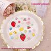 Na Yang Cute Mini Embroidered Patches: Strawberry, Cherry & Star Designs - Self-Adhesive DIY Decoration.