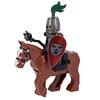 Medieval Figures Middle Ages Rome Warrior Golden Knight Horse Hawk Castle King Dragon Knights Building Blocks BricksToys gifts