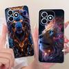 For Honor X8d 2026 Cool Dragon Tiger Pattern Phone Case For Honor X8D 4G Soft Silicone TPU Cases Bumpers