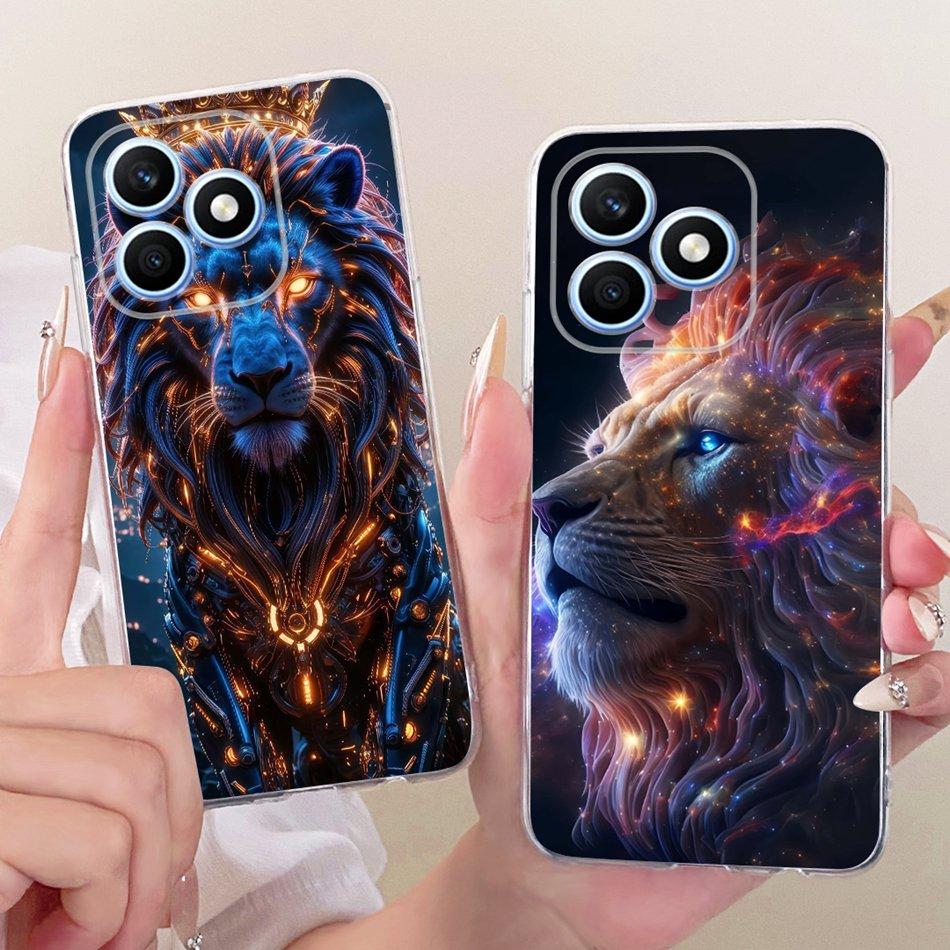 For Honor X8d 2026 Cool Dragon Tiger Pattern Phone Case For Honor X8D 4G Soft Silicone TPU Cases Bumpers