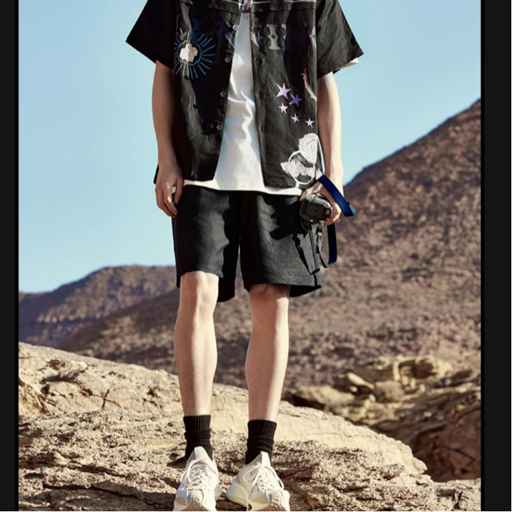 Li Ning Feidian CRC Stoßdämpfende Abriebfeste Low Top Sportliche Freizeit Schuhe Unisex Sneaker Braun Blau AZGU001-6