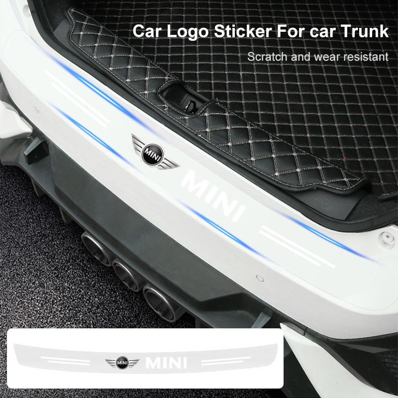 1Pcs Transparent Car Trunk Badge Protective Sticker Car Accessories For Mini Cooper One S Clubman R50 R53 R56 R60 F55 F56 R57 R58 R59