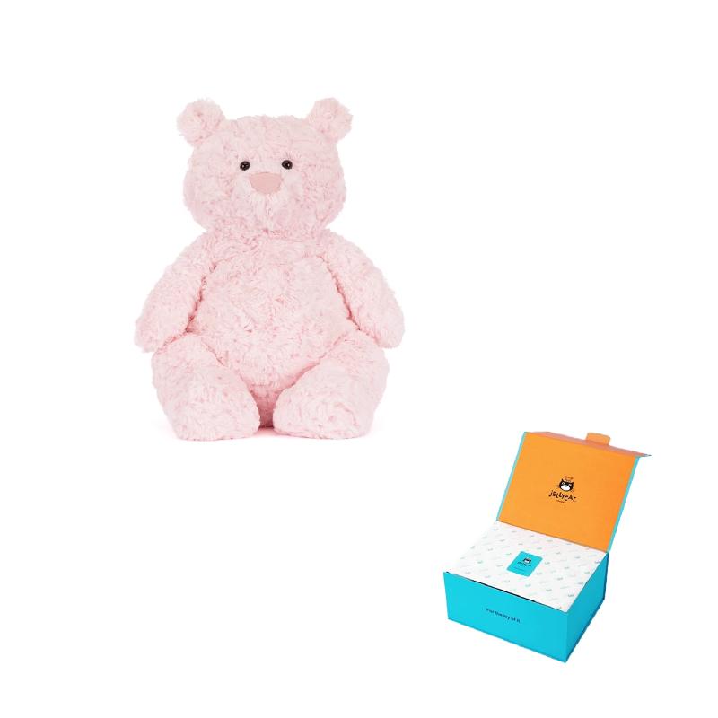 JELLYCAT Barcelona Bear Leola Bear Dolls Plush Doll 22cm/29cm Height In Sitting Posture