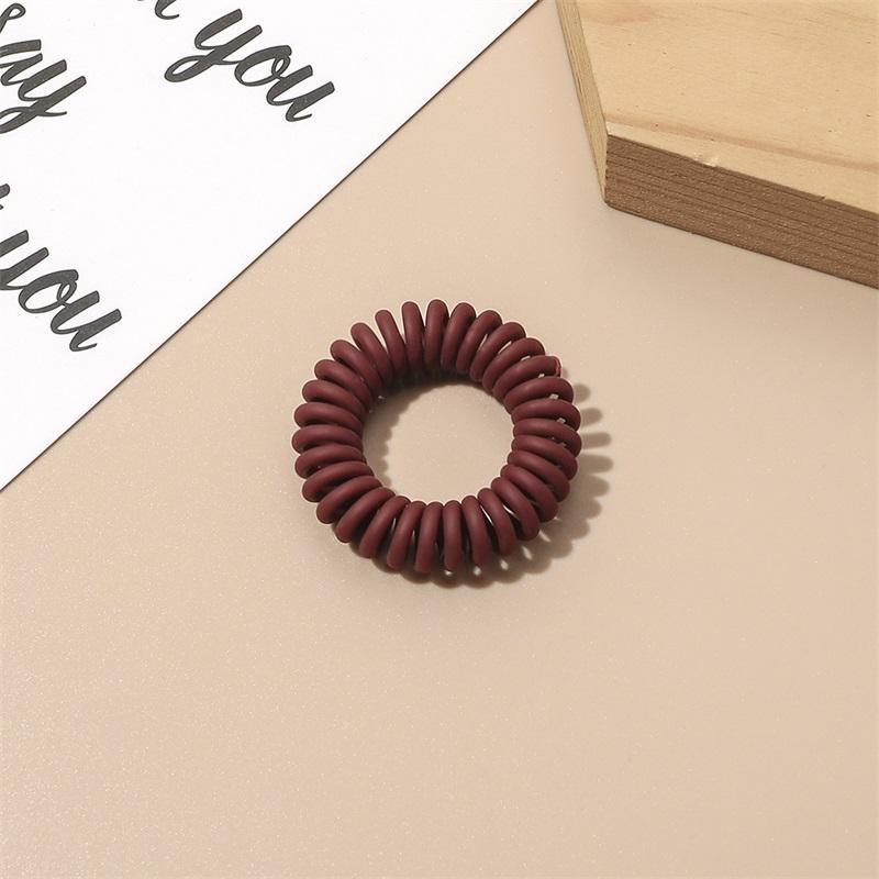 3pcs Hair Tie Women Multicolor Elastic Hair Band Spiral High Elasticity Telephone Wire Gum for Hair Rubber Band Hair Accessories
