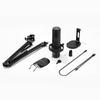 Wired Microphone with Desktop Stand K9 108Db Rgb Usb-C - Black