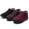 Winter Damenschuhe - Wasserdichte Kurze Baumwollschuhe Wollgefütterte Warme Freizeitschuhe Dicke und Rutschfeste Schuhe