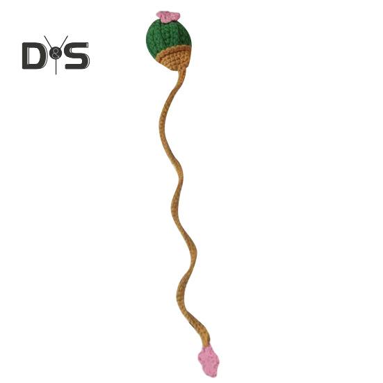 Szydełkowy Zakładka Kaktus Ręcznie szydełkowana Zakładka do robienia na drutach Dekoracja biurowa Żywy kolor Upominki na przyjęcie