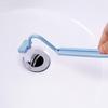 Portable S Shape Long Handle Toilet Corner Cleaning Plastic Brush