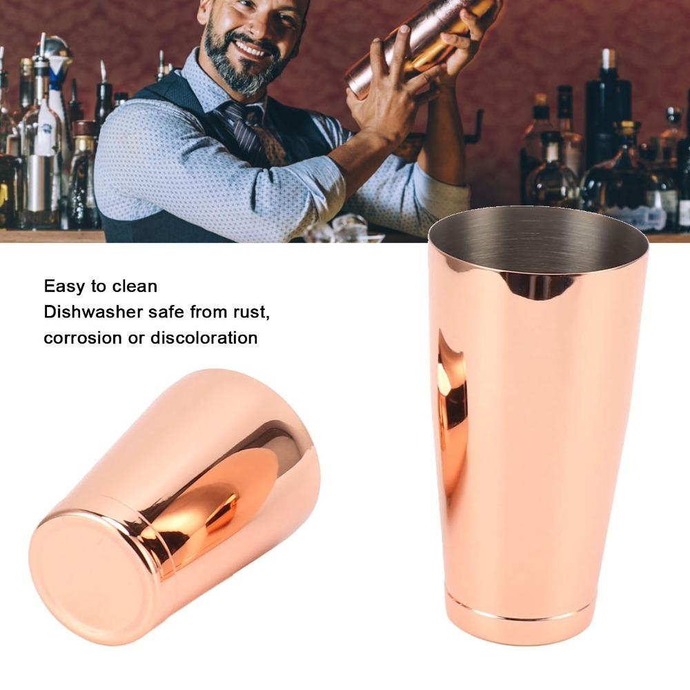 2 Section Cocktail Shaker 304 Stainless Steel Bar Wine Cup Shaker Bartending Mixer  Homebars